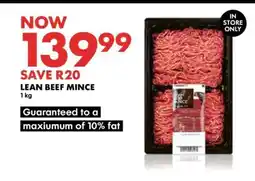 Woolworths Lean Beef Mince offer