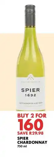 Woolworths Spier Chardonnay offer