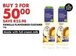 Woolworths Vanilla Flavoured Custard offer