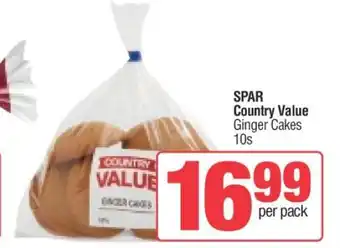 Spar SPAR Country Value Ginger Cakes 10s offer