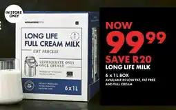 Woolworths Long Life Milk offer