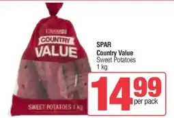 Spar SPAR Country Value Sweet Potatoes offer