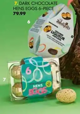 Woolworths DARK CHOCOLATE HENS EGGS 6-PIECE offer