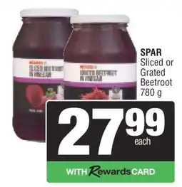 Spar SPAR Sliced or Grated Beetroot offer