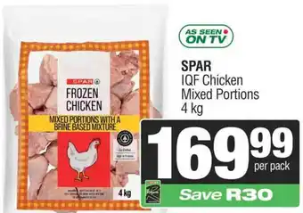 Spar SPAR IQF Chicken Mixed Portions offer