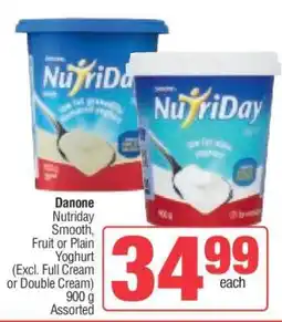 Spar Danone Nutriday Yoghurt offer
