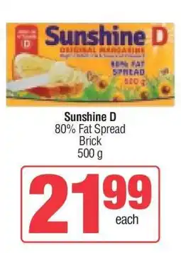 Spar SUNSHINE D offer