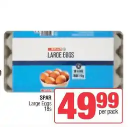 Spar SPAR Large Eggs 18s offer
