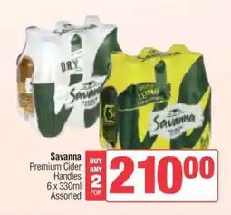 Spar Savanna Premium Cider Handies offer