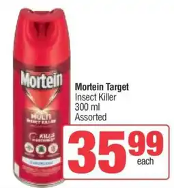 Spar Mortein Target offer