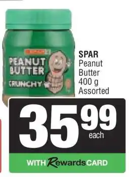Spar SPAR Peanut Butter offer