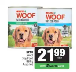 Spar SPAR Woof Dog Food offer