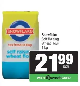 Spar Snowflake Self Raising Wheat Flour offer