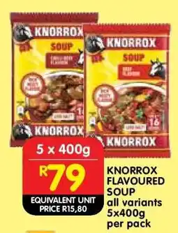 Shoprite KNORROX FLAVOURED SOUP offer