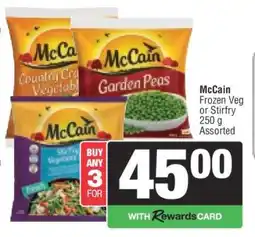 Spar McCain Frozen Veg or Stirfry offer