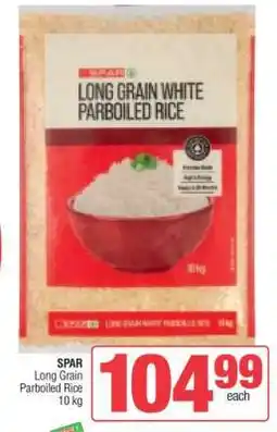 Spar SPAR Long Grain Parboiled Rice 10 kg offer