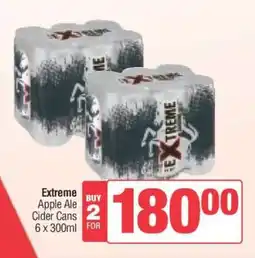 Spar Extreme Apple Ale Cider Cans 6 x 300ml offer