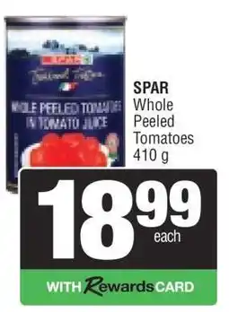 Spar SPAR Whole Peeled Tomatoes offer