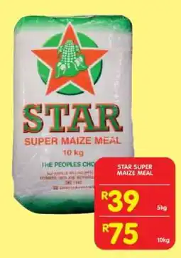 Shoprite STAR SUPER MAIZE MEAL offer