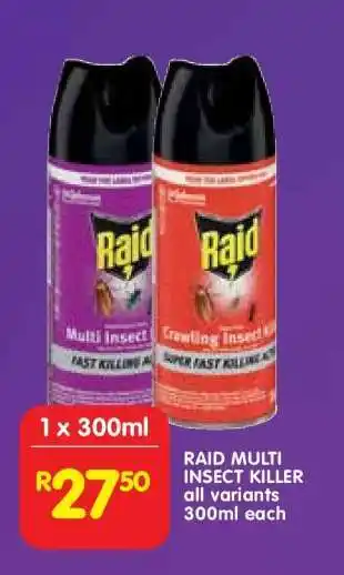Shoprite Raid Multi Insect Killer offer