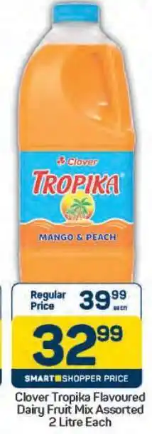 Pick n Pay Clover Tropika Flavoured Dairy Fruit Mix Assorted 2 Litre Each offer