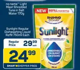 Pick n Pay Sunlight Regular Dishwashing Liquid Refill 750ml Each offer