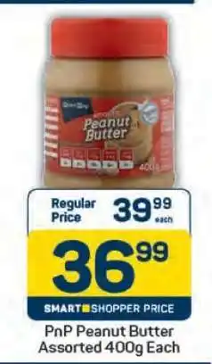 Pick n Pay PnP Peanut Butter Assorted 400g Each offer