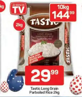 Pick n Pay Tastic Long Grain Parboiled Rice-2kg offer