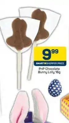 Pick n Pay PnP Chocolate Bunny Lolly 16g offer