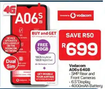 Pick n Pay Vodacom A06s 64GB offer