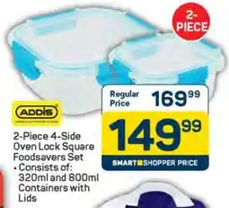 Pick n Pay 2-Piece 4-Side Oven Lock Square Foodsavers Set offer