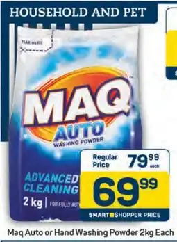 Pick n Pay Maq Auto or Hand Washing Powder 2kg Each offer