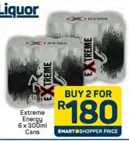Pick n Pay Extreme Energy 6 x 300ml Cans offer