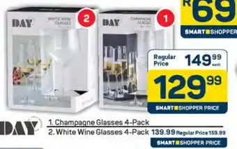 Pick n Pay White Wine Glasses 4-Pack offer