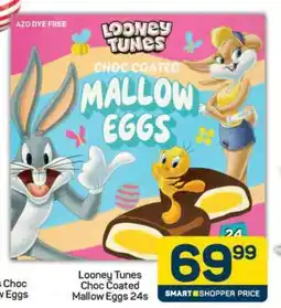 Pick n Pay Looney Tunes Choc Coated Mallow Eggs 24s offer