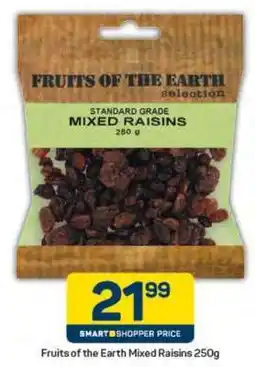 Pick n Pay Fruits of the Earth Mixed Raisins 250g offer