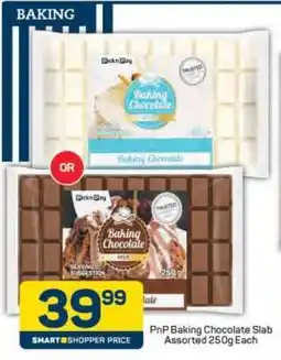 Pick n Pay PnP Baking Chocolate Slab Assorted 250g Each offer