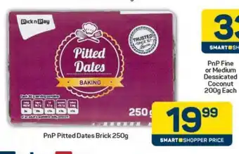 Pick n Pay PnP Pitted Dates Brick 250g offer