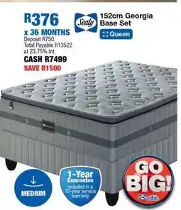OK Furniture 152cm Georgia Base Set offer
