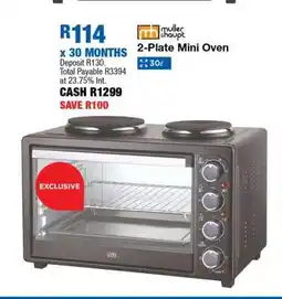 OK Furniture muller haupt 2-Plate Mini Oven offer