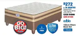 OK Furniture 152cm Vitara Base Set offer