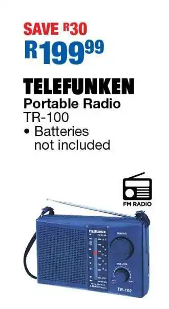 OK Furniture TELEFUNKEN Portable Radio TR-100 offer
