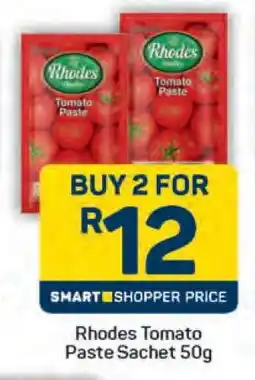 Pick n Pay RHODES Tomato Paste Sachet 50g offer