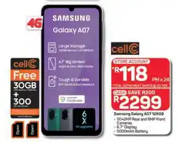 Pick n Pay Samsung Galaxy A07 128GB offer