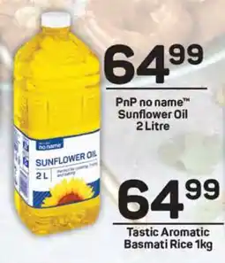 Pick n Pay PnP no name Sunflower Oil 2 Litre offer