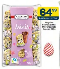 Pick n Pay Riegelein Confiserie Mini Milk Chocolate Bunnies 100g offer