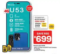 Pick n Pay Hisense U53 32GB offer