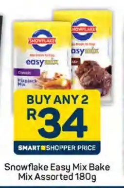 Pick n Pay Snowflake Easy Mix Bake Mix Assorted 180g offer