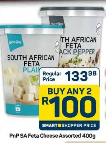 Pick n Pay Hypermarket PnP SA Feta Cheese Assorted 400g offer