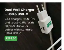 Pick n Pay Dual Wall Charger – USB & USB-C offer